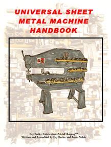 universal sheet metal machine handbook|Sheet Metal Handbook : Free Download, Borrow, and .